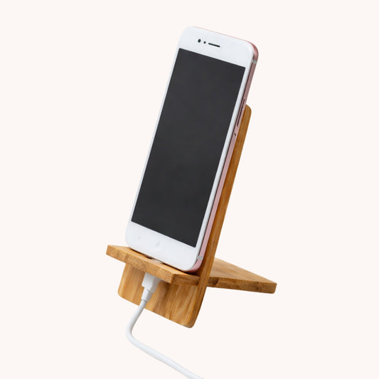 Dock - Soporte artesanal de madera para celular