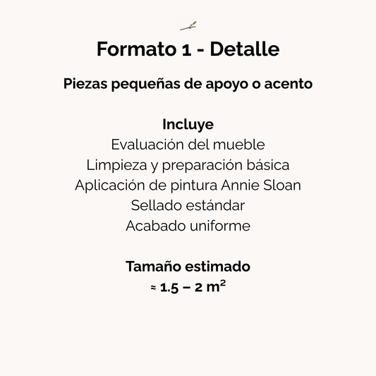 Aplicación profesional de pintura decorativa Annie Sloan