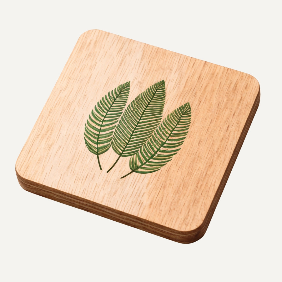 Flora - Posavasos artesanales pintados a mano