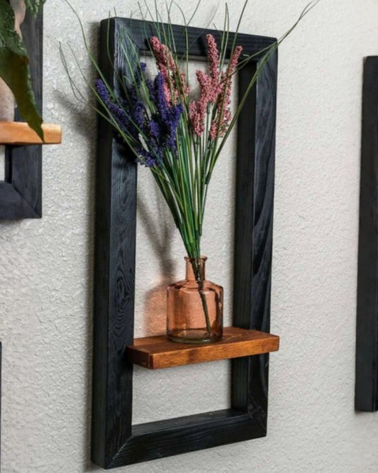 Vivo - Marco decorativo artesanal con base para planta