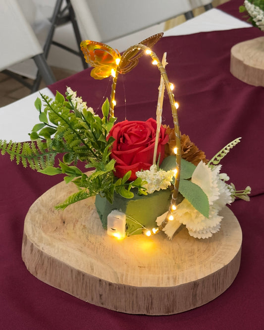 Rodaja Natural para Centro de Mesa