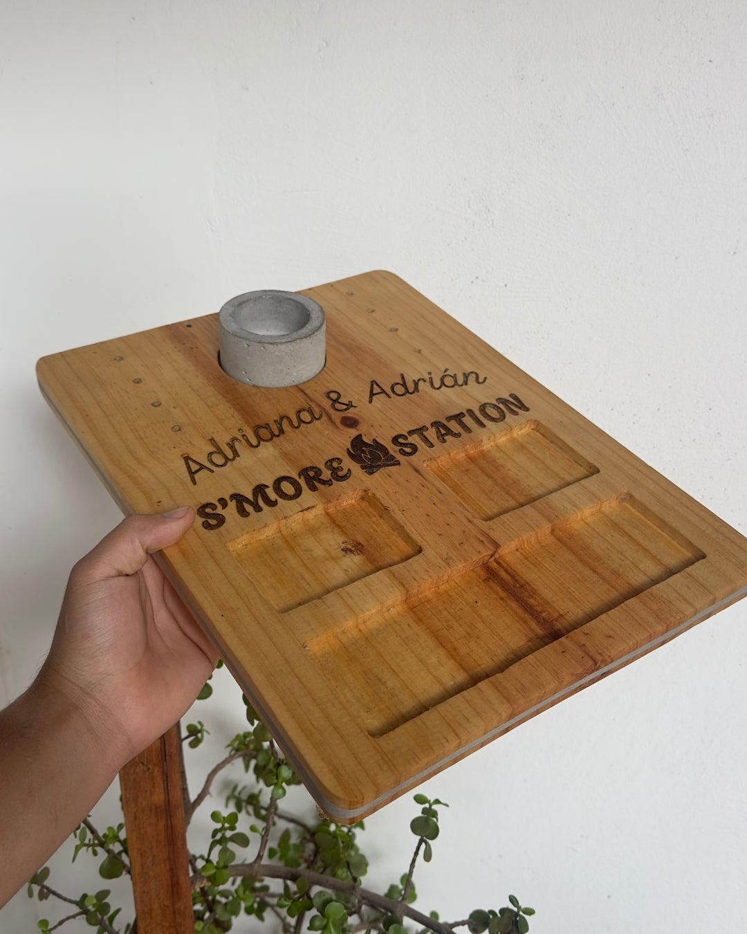 Fogata - Tabla artesanal de madera para compartir