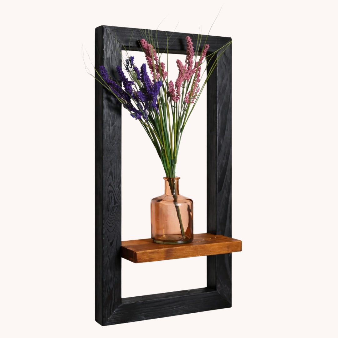 Vivo - Marco decorativo artesanal con base para planta