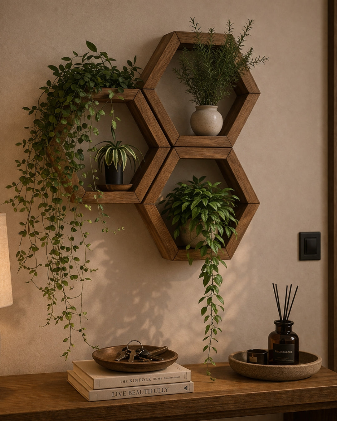 Hexa - Wall Plant Holder